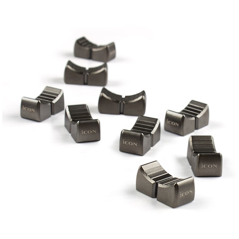 iCON Metal Fader Cap Set (Pack of 9) von iCON