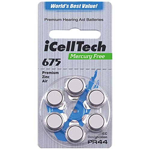 iCellTech Hörgeräte Batterien Größe 675 60 Batterien iCellTech Hörgeräte Batterien Größe 675 60 Batterien von UNGROL