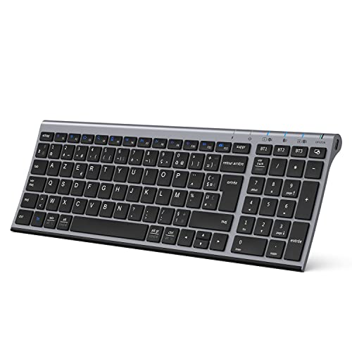 iClever Bluetooth Tastatur, BK10 Kabellos Tastatur von iClever