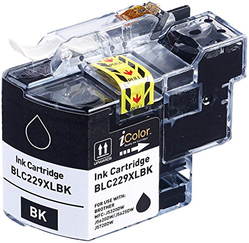 iColor Brother Mfc J5320dw: Tintenpatrone für Brother (ersetzt LC-229XL), Black (schwarz) (Druckerpatronen, Druckerpatrone, Tintenstrahldrucker) von iColor