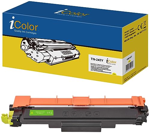 iColor Druckerpatrone Brother: Toner gelb, ersetzt Brother TN-243Y (Kassetten) von iColor