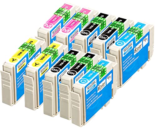 iColor Druckerpatronen: 10er-ColorPack für Epson (ersetzt T1631-T1634), BK/C/M/Y (kompatible Tintenpatronen Tintenstrahldrucker) von iColor