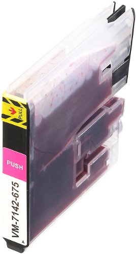 iColor Inkjet-Cartridge: Tintenpatrone für Brother (ersetzt LC980/LC1100), Magenta (Brother Mfc250c, Brother Mfc 5890cn, Tintenstrahldrucker) von iColor