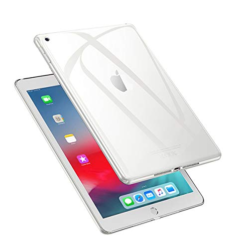 iCoverCase iPad 10,2 Zoll (2020/2019), transparente Schutzhülle, ultradünn, transparent, weiche TPU-Rückseite, widerstandsfähig, flexible Schutzhülle für iPad 8. / 7. Generation – (klar) von iCoverCase