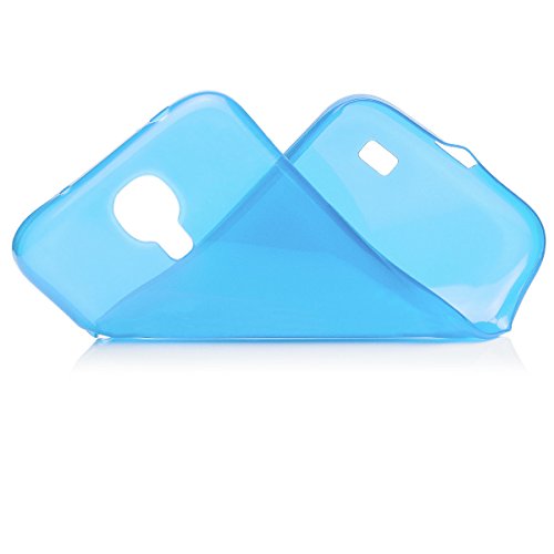 iCues Samsung Galaxy S4 | Zero Klar Case Türkis | [Display Schutzfolie Inklusive] Extra Leicht sehr Dünn Transparent Klarsichthülle Durchsichtig Klare Klarsicht Schutzhülle Hülle Cover Schutz von iCues