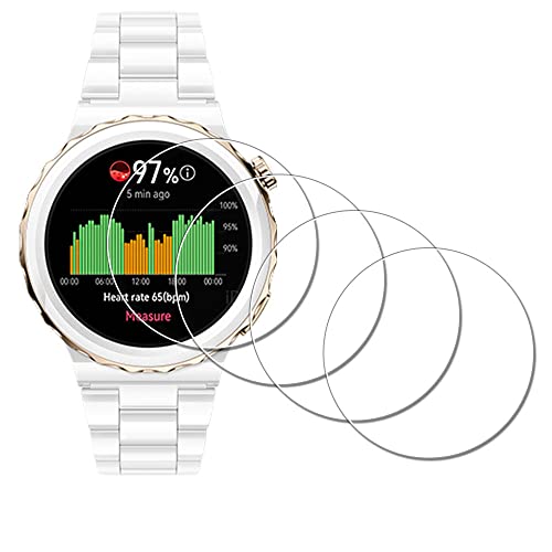 Displayschutz Schutzfolie für Huawei Watch GT3 Pro GT 3 Pro 43 mm, iDaPro Glas Display Schutz 9H Härte Gehärtetes Einfache Installation [4 Stück] von iDaPro