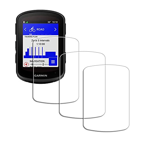 iDaPro Displayschutz schutzfolie aus Glas für Garmin Edge 840/840 Solar/Edge 540 [3 Stück] gehärtetes Glas, einfache Installation von iDaPro