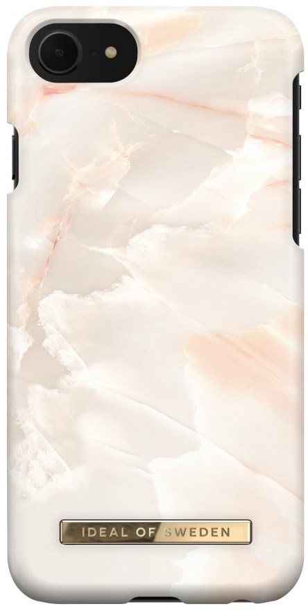 Fashion Case für iPhone 6/6s/7/8/SE rose pearl marble von iDeal of Sweden