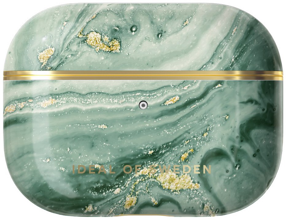 Print Cover für AirPods Pro mint swirl marble von iDeal of Sweden