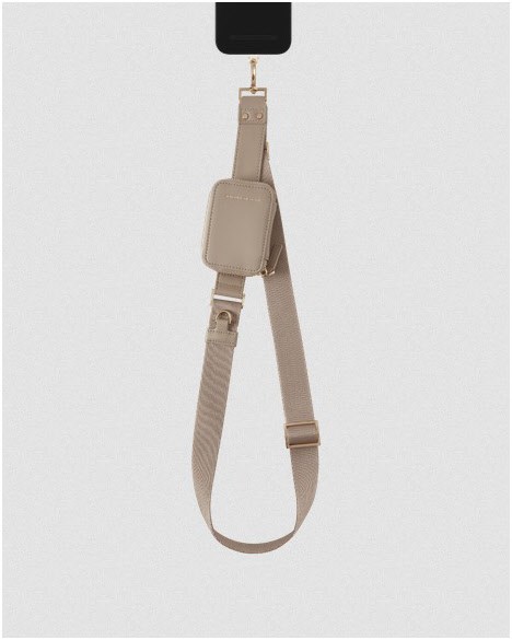 Utility Phone Strap beige von iDeal of Sweden