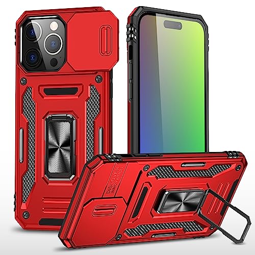 iDoer für iPhone 15 Pro Max hülle,Update Militärische Outdoor-Kameraschutz mit Fallschutz & 360°magnetisch Ringhalter Stand,Doppellagige Stoßfest, Schutzhülle für iPhone 15 Pro Max 6.7",Rot iDoer für iPhone 15 Pro Max hülle,Update Militärische Outdoor-Kameraschutz mit Fallschutz & 360°magnetisch Ringhalter Stand,Doppellagige Stoßfest, Schutzhülle für iPhone 15 Pro Max 6.7",Rot von iDoer