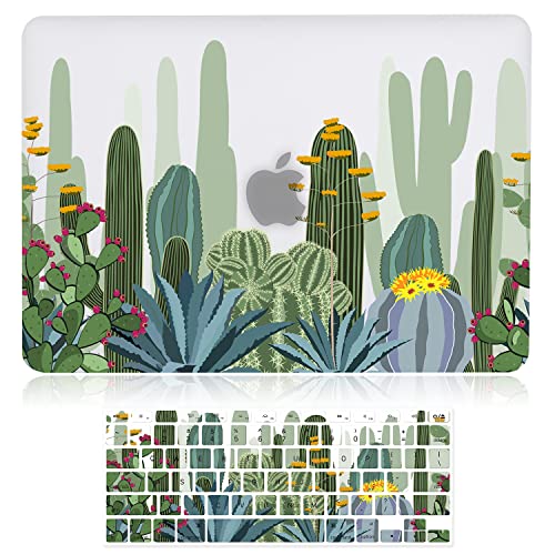iDonzon MacBook Pro 15 Retina-Tasche, 3D-Effekt Matt Durchsichtige Hartschale MacBook Pro 15 "mit Retina-Display (Modell: A1398) - Kaktusmuster von iDonzon
