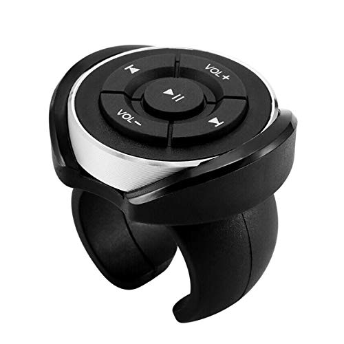 Hxq-top Auto Bluetooth Media Button für Auto Fahrrad Rad Musik Fernbedienung für Telefon Tablet von iFCOW