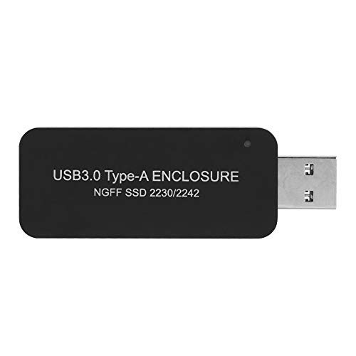Tragbares USB3.0 zu M.2 NGFF SDD-Gehäuse Externe Festplattenbox für 2230/2242 50g von iFCOW