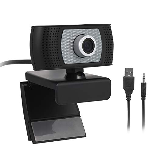 iFCOW Computer Webcam Free Driver Web-Kamera 720P Webcam mit Mikrofon für PC Laptop Desktop Online-Kurs Konferenz von iFCOW