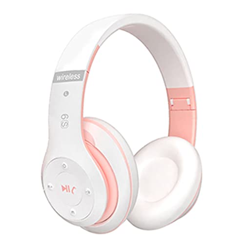 iFCOW Kabellose Kopfhörer, Bluetooth 5. 0 Over-Ear-Kopfhörer, zusammenklappbar, drahtloses und kabelgebundenes Headset mit Mikrofon, 3. 5 mm Audiokabel von iFCOW