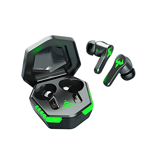 iFCOW TWS Bluetooth 5 Kabellose Ohrhörer, 2 Ohrhörer, Gaming-In-Ear-Kopfhörer mit 300 mAh Ladebehälter von iFCOW