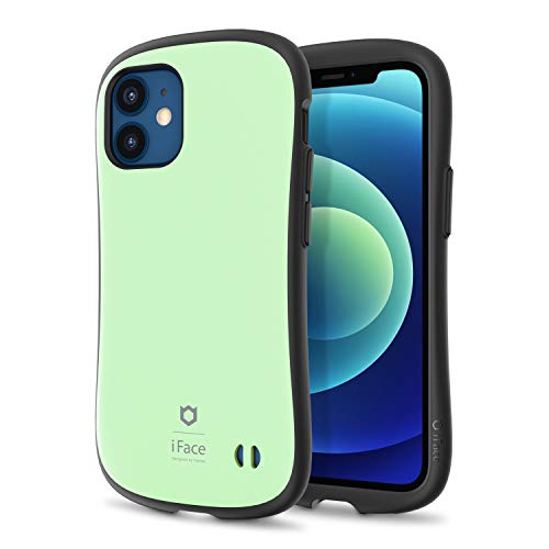 iFace First Class Café Series Designed for iPhone 12 Mini (5,4 Zoll) - Cute Hybrid [Hard Shell + Bumper] Shockproof Phone Case - Mint Macaron von iFace