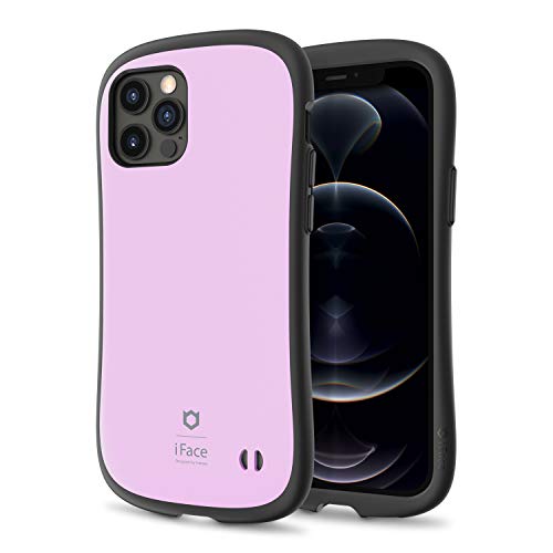 iFace First Class Café Series Designed for iPhone 12 Pro and iPhone 12 (6,1 Zoll) - Cute Hybrid [Hard Shell + Bumper] Stoßfest Handyhülle - Purple Macaron von iFace