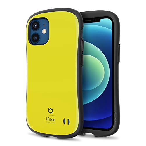 iFace First Class per iPhone 12 Mini - Simpatica Custodia Protettiva Ibrida [Guscio Rigido + Paraurti] Antiurto per Telefono [Sottoposta a Test di Caduta] Case iPhone 12 Mini – Giallo von iFace
