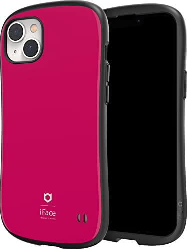 iFace First Class Designed for iPhone 14 Plus Case (6.7") – Cute Shockproof Protective Dual Layer [Hard Shell + Bumper] Phone Cover for Girls, Women [Drop Tested] - Hot Pink von iFace