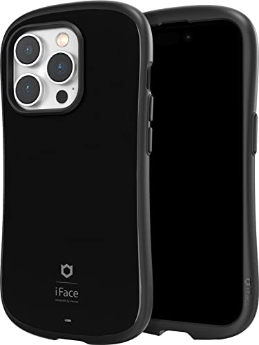 iFace First Class Designed for iPhone 14 Pro Case (6.1") – Cute Shockproof Protective Dual Layer [Hard Shell + Bumper] Phone Cover for Girls, Women [Drop Tested] - Black von iFace