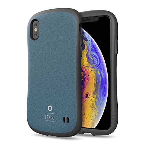 iFace First Class Sense-Serie iPhone X/XS Hülle - Cute Dual Layer [TPU und Polycarbonat] Hybrid Stoßfeste Schutzhülle [Falltested] - Matt Blau von iFace