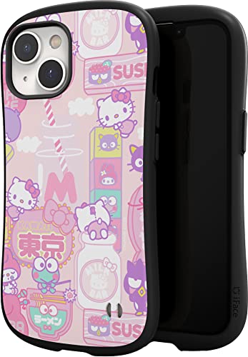 iFace Hello Kitty and Friends First Class Hülle für iPhone 13 Mini (5,4 Zoll) - Süße Stoßfest Dual Layer [Hartschale + Bumper] Schutzhülle Handyhülle - 13 Tokyo von iFace
