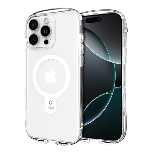 iFace Klar kompatibel mit iPhone 16 Pro Max Hülle [Look in] MagSynq MagSafe kompatibel, sturzgeprüfte Handy-Griffabdeckung von iFace