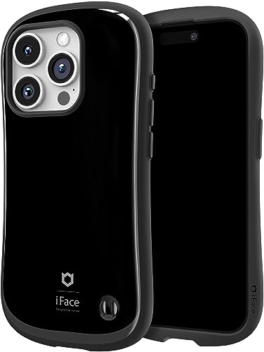 iFace Kompatibel mit iPhone 15 Pro Hülle – [First Class] Niedliche, sturzsichere Hartschalen-Handyhülle, Schwarz von iFace