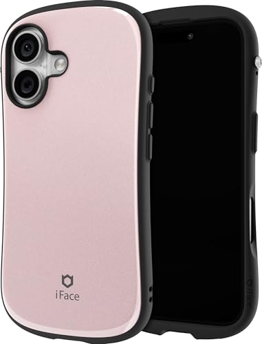 iFace MagSynq Magnetische Kompatibel mit iPhone 16 Handyhülle – [First Class] [Kompatibel mit MagSafe] Stoßschutz, robustes, einzigartiges Design, passgenau, glänzend, Hartschale, Stoßschutz, Roségold von iFace