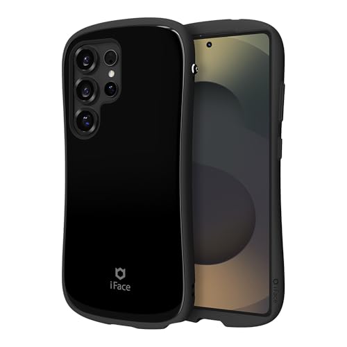iFace Schutzhülle kompatibel mit Samsung Galaxy S25 Ultra [First Class] – niedliche, stoßfeste zweilagige [Hartschale mit Stoßfänger], robuste Schutzhülle, Falltest, Schwarz von iFace