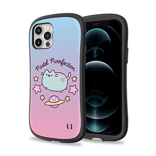 iFace x Pusheen First Class Designed for iPhone 12 and iPhone 12 Pro (6.1") – Cute Shockproof Dual Layer [Hard Shell + Bumper] Phone Case – Pastel Pusheen von iFace