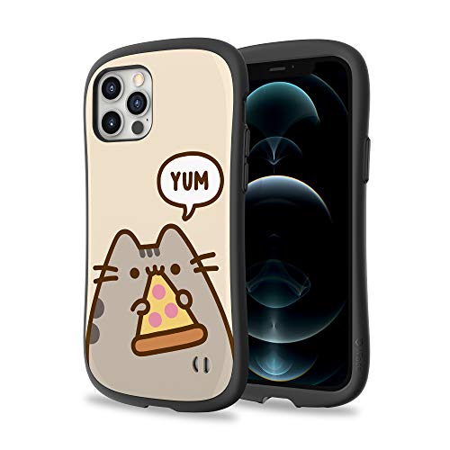 iFace x Pusheen First Class Designed for iPhone 12 and iPhone 12 Pro (6.1") – Cute Shockproof Dual Layer [Hard Shell + Bumper] Phone Case – Pizza von iFace