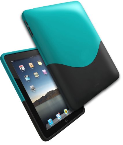 IFROGZ iPad Luxe Case Gruen - Schwarz 2-Stueck-Huelle aus Polykarbonat samtenes Gefuehl von iFrogz