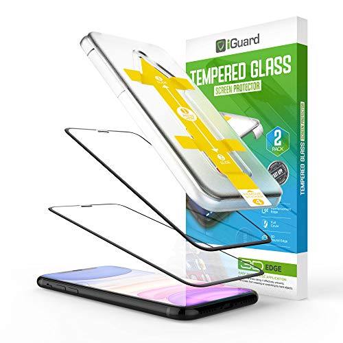 iGuard |2 Stück Schutzglas kompatibel mit Apple iPhone 11 / XR | 6,1 | Schutzglas | Edge+ Protection | Ultra KLAR | 3D geformtes Glas | Easy Applicator von iGuard