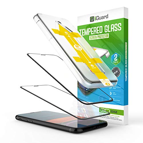 iGuard |2 Stück Schutzglas kompatibel mit Apple iPhone 11 PRO MAX | 6,5 | Schutzglas | Edge+ Protection | Ultra KLAR | 3D geformtes Glas | Easy Applicator von iGuard