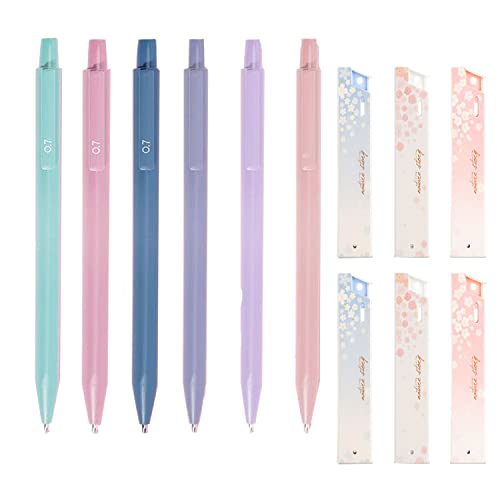 6-teiliges Druckbleistift-Set mit 6 Tuben HB-Minen, Pastell-Druckbleistift 0,5 mm und 0,7 mm mit 6 Tuben HB-Bleistiftminen, Druckbleistifte für Schüler, Schreiben, Zeichnen, Skizzieren. 6-teiliges Druckbleistift-Set mit 6 Tuben HB-Minen, Pastell-Druckbleistift 0,5 mm und 0,7 mm mit 6 Tuben HB-Bleistiftminen, Druckbleistifte für Schüler, Schreiben, Zeichnen, Skizzieren. von iHMeiju