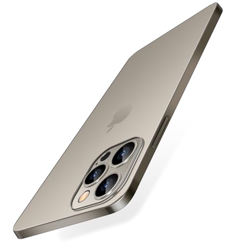 Dataroad Schutzhülle für iPhone 15 Pro Max, 0,2 mm passend, papierdünn, leicht, transparent, mattes Finish, PP-Rückseite, Anti-Fingerabdruck und -Vergilbung, iPhone 15 Pro Max 6,7 Zoll, grau Dataroad Schutzhülle für iPhone 15 Pro Max, 0,2 mm passend, papierdünn, leicht, transparent, mattes Finish, PP-Rückseite, Anti-Fingerabdruck und -Vergilbung, iPhone 15 Pro Max 6,7 Zoll, grau von iHaitun