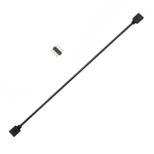 iHaospace 12V 4 Pin RGB Verlängerungskabel, ARGB Verlängerungskabel für Motherboard, 30CM (12V 4 Pin) von iHaospace