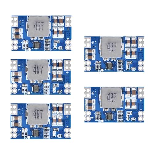 iHaospace 5 Stücke DC-DC Buck Converter 7-20V zu 5V 5A Spannungswandler, Spannungsregler Buck Stabilisiertes Stromversorgungsmodul Abwärtswandler (3.3V) von iHaospace