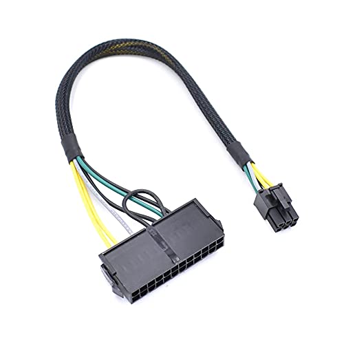 iHaospace ATX 24 Pin to 6Pin ATX PSU Power Adapter Cable for Dell 3650 3040 7040 Motherboard von iHaospace