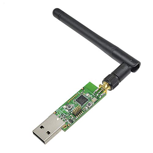 iHaospace BLE 4.0 CC2531 Zigbee Sniffer Wireless WiFi Board Bluetooth Dongle USB Programmer Downloader Module with External Antenna von iHaospace