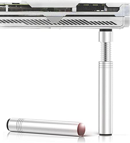 iHaospace Grafikkarten Halterung GPU Halter Stütze Holder Stand Grafikkarte Support Bracket Höhenverstellbare Aluminiumlegierung Magnetische Fixierung - Silber iHaospace Grafikkarten Halterung GPU Halter Stütze Holder Stand Grafikkarte Support Bracket Höhenverstellbare Aluminiumlegierung Magnetische Fixierung - Silber von iHaospace