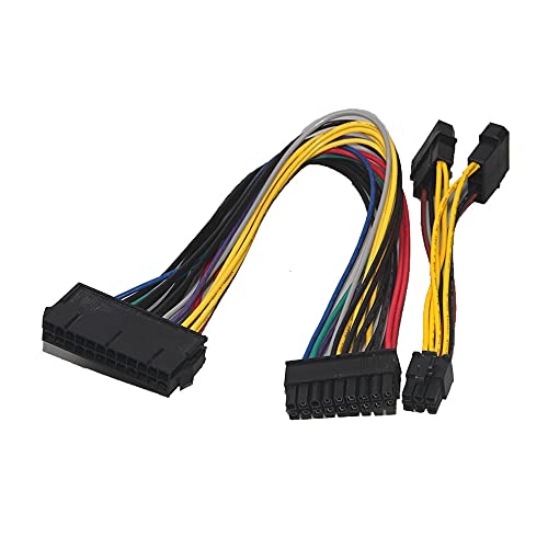 iHaospace Motherboard 18Pin to ATX 24Pin + 6Pin to Dual IDE Molex 4Pin Power Adapter Cable for HP Z600 Workstation Server von iHaospace