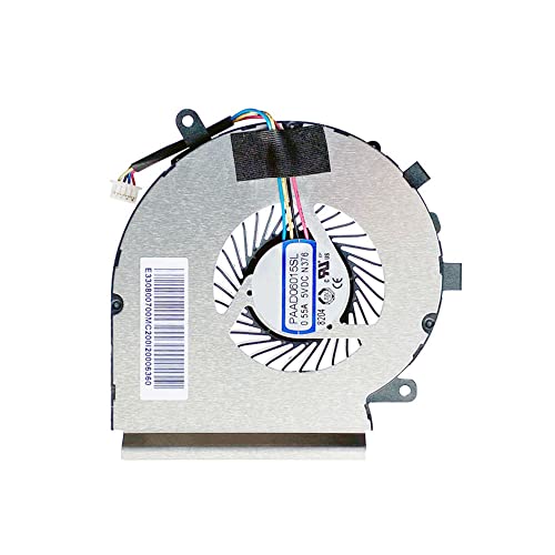 iHaospace PAAD06015SL N376 N374 Replacement Laptop CPU Cooling Fan for MSI GE62MVR GE72MVR MS-16JC MS-179C Notebook Cooler Fan (CPU fan) von iHaospace
