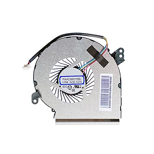 iHaospace PAAD06015SL N376 N374 Replacement Laptop GPU Cooling Fan for MSI GE62MVR GE72MVR MS-16JC MS-179C Notebook Cooler Fan (GPU fan) von iHaospace