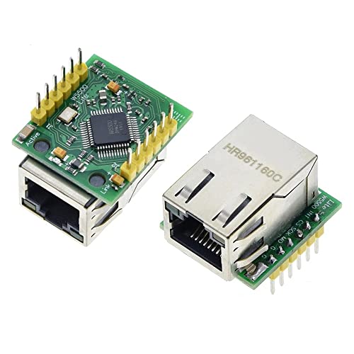 iHaospace USR-ES1 SPI zu LAN/Ethernet Konverter TCP/IP Netzwerk-Modul W5500 Chip Hochgeschwindigkeits-SPI-Schnittstelle von iHaospace