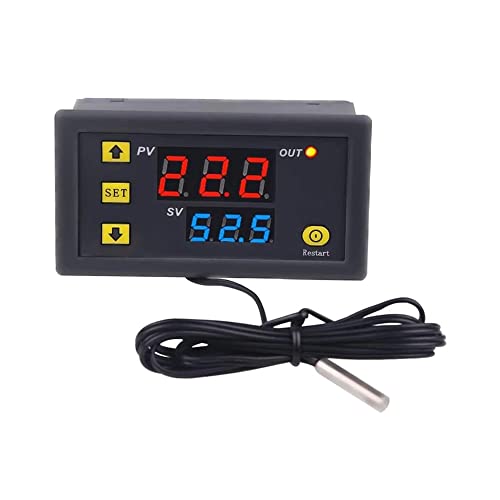 iHaospace W3230 12V 20A Digital Temperature Control LED Display Thermostat with Heat/Cooling Control Instrument 12V von iHaospace