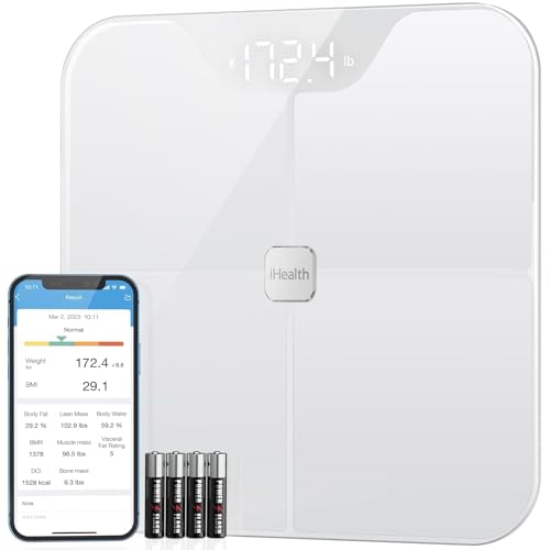 iHealth Fit Balance Körperanalyse, vernetzt, 1 Stück, White, HS2S iHealth Fit Balance Körperanalyse, vernetzt, 1 Stück, White, HS2S von iHealth